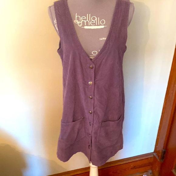 💕Authentic 1939 Brand Purple Corduroy dress💕 - Picture 2 of 6